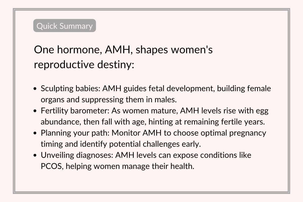 How AMH influences the development of reproductive organs